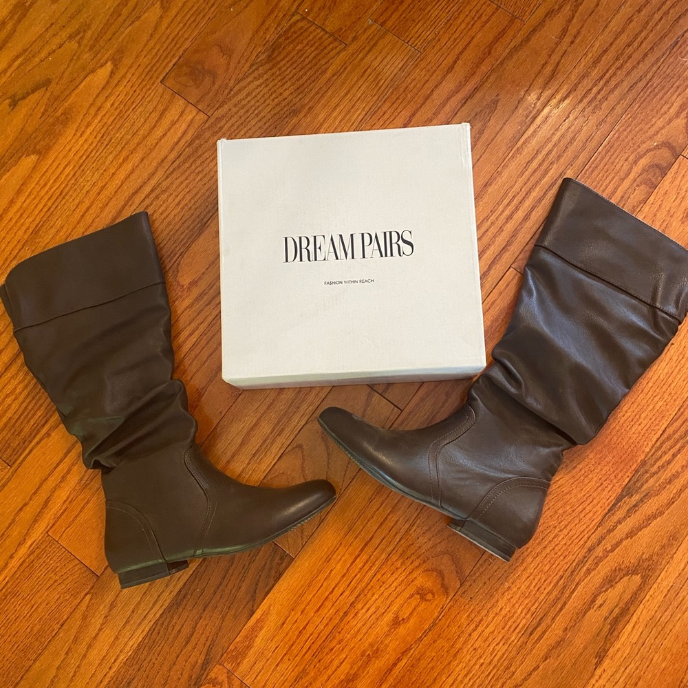 Dream Pairs Brown Heeled Boots (immediate Reposh- didn’t fit me)